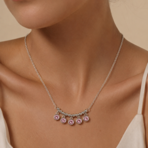 Pink Stardust Necklace