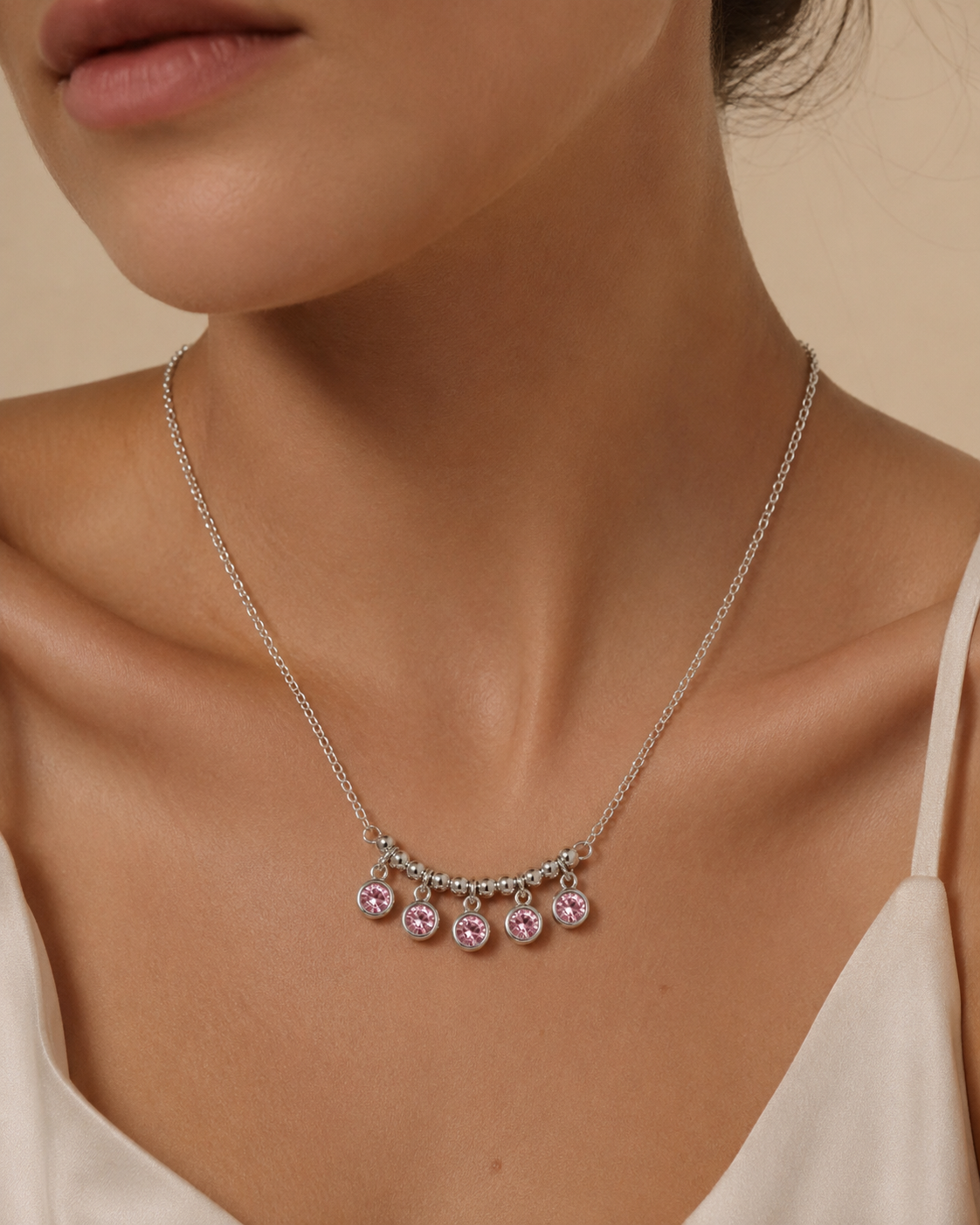 Pink Stardust Necklace